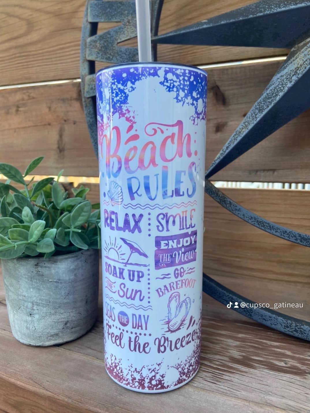 Beach rules pastel