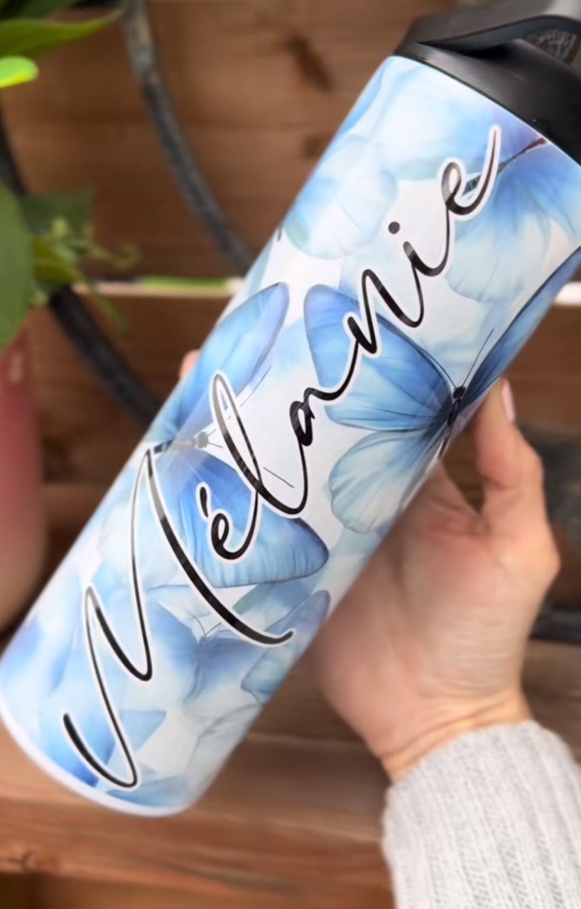 Papillons bleu