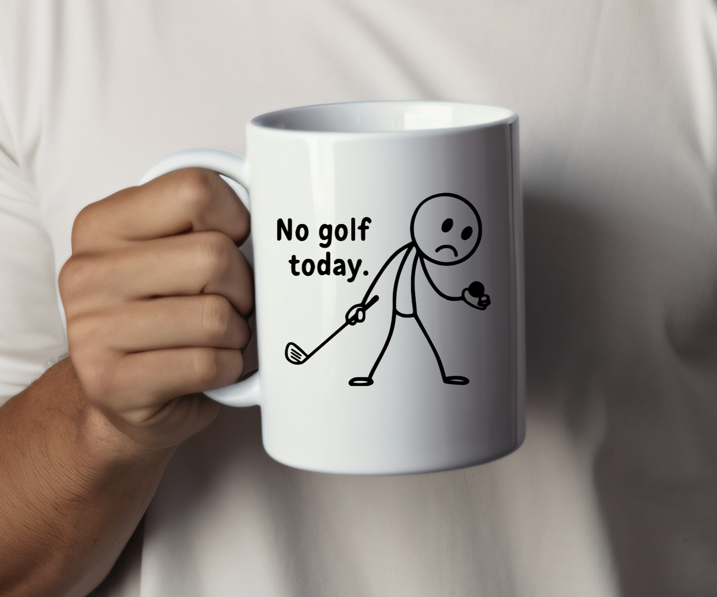No golf today