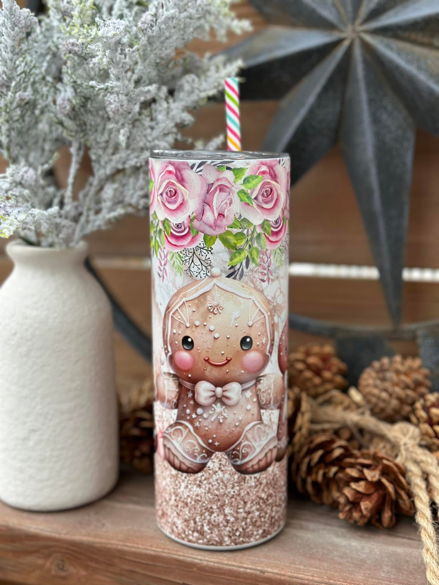 Petit pain d'épice rose