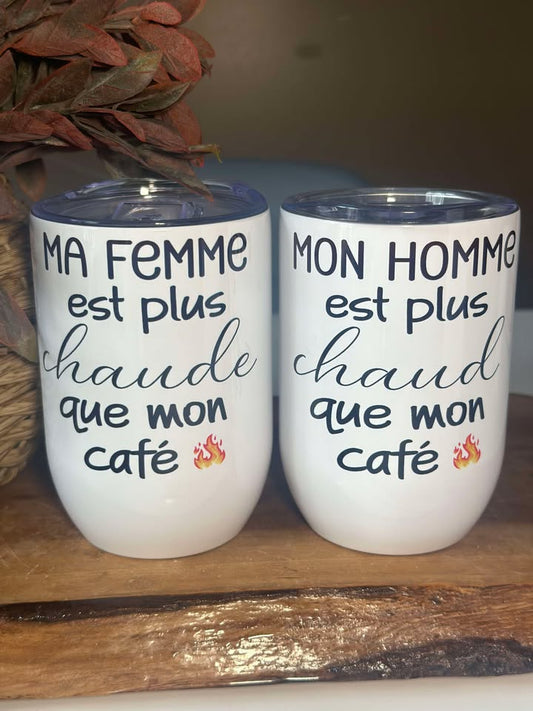 Duo Plus chaud que mon café - Verres isothermes