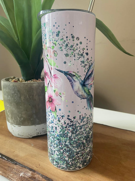 Colibri / hummingbird glitter
