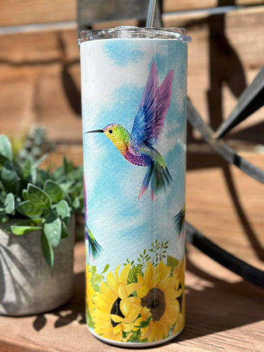 Colibri / Hummingbird tournesols