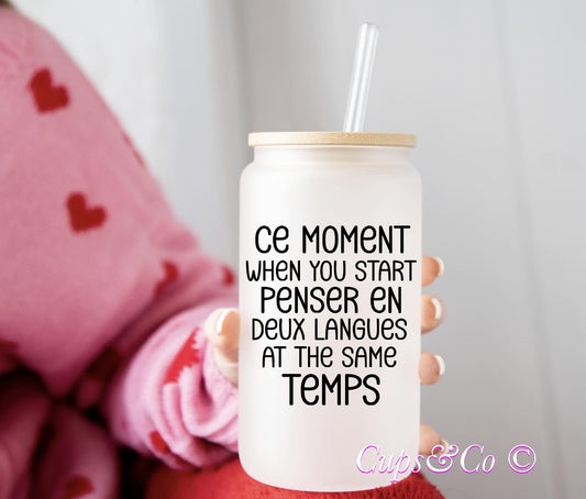 Penser en deux langues at the same temps
