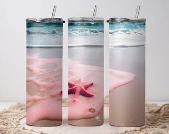 Étoile de mer plage rose