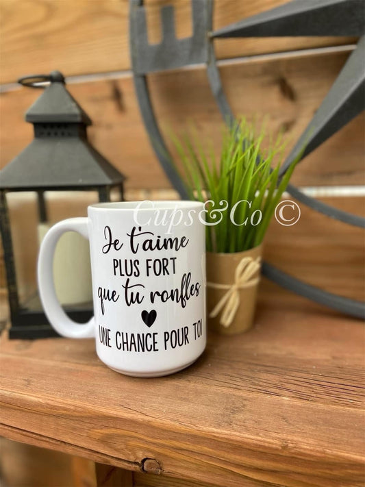 Je t'aime plus fort que tu ronfles