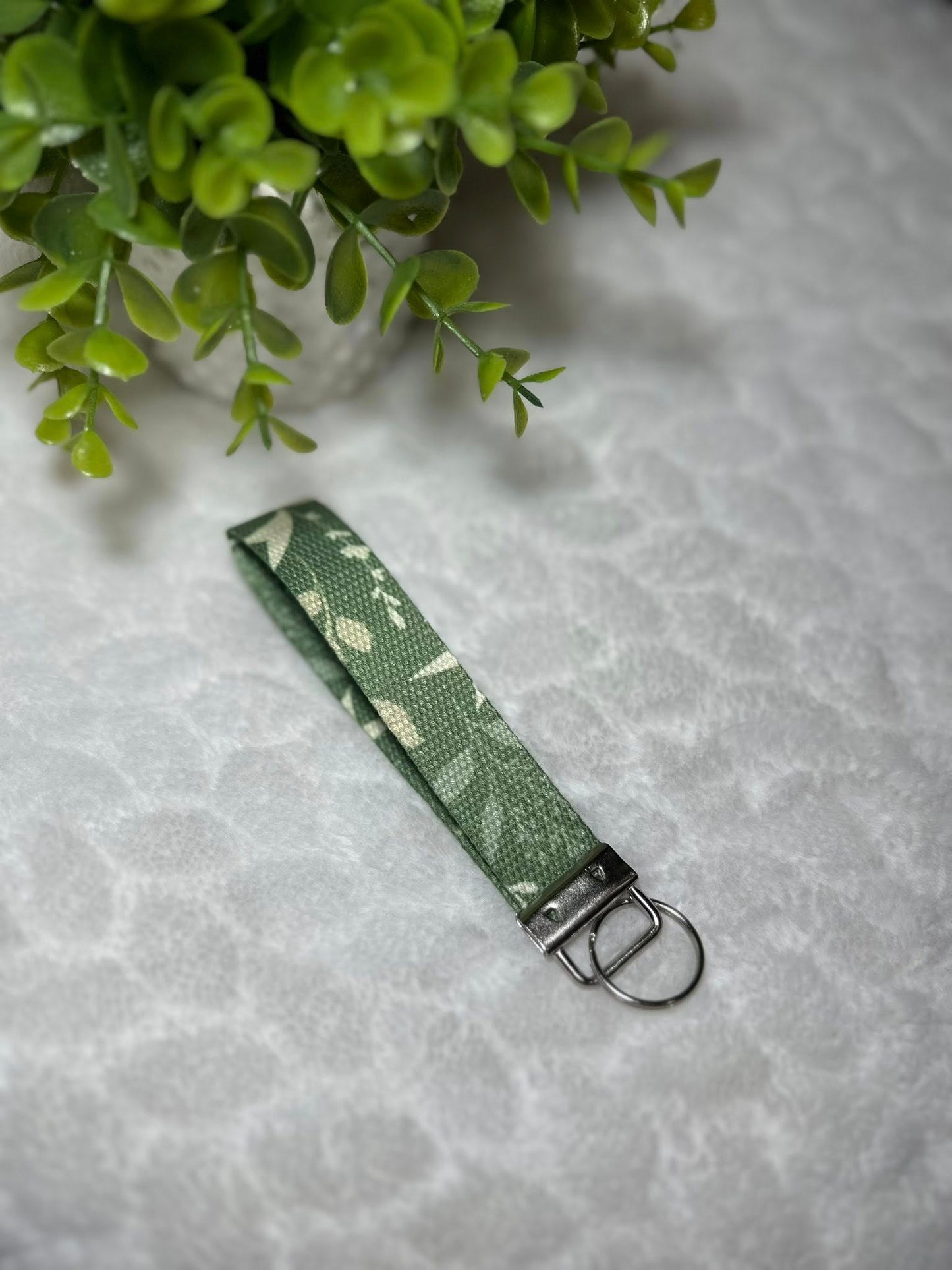 feuille vert et beige