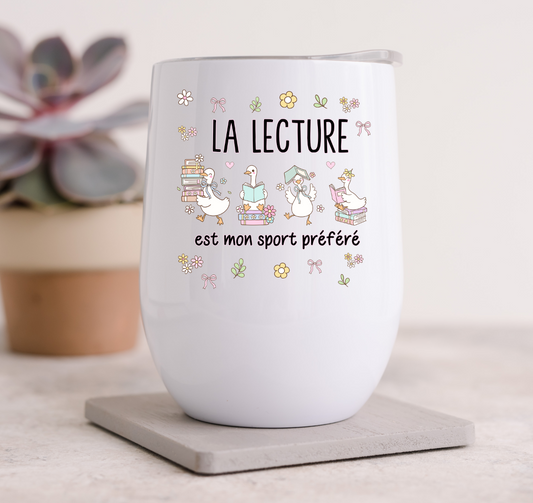 La lecture est mon sport préféré