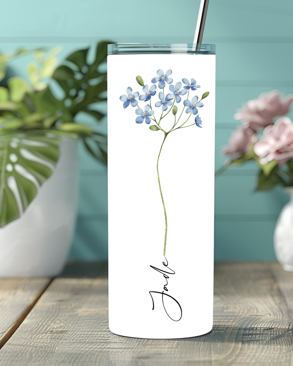 Petites fleurs bleues