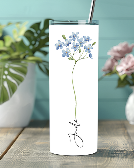 Petites fleurs bleues