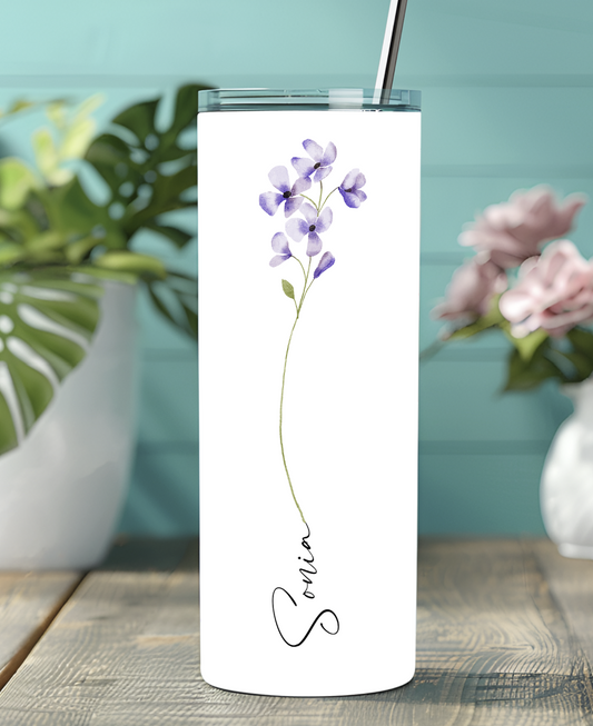 Petites fleurs mauves