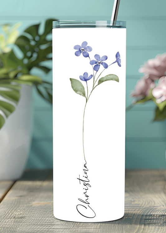 Petites fleurs bleues