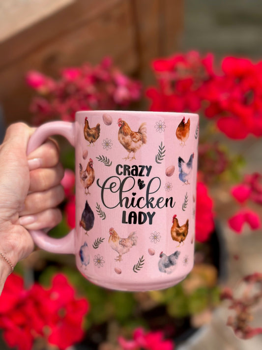 Crazy chicken lady